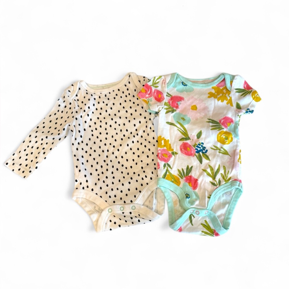 Girls 0-3 months onesies